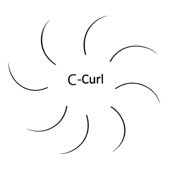 Farbige Seidenwimpern C Curl 0.07 Mm – Volumenwimpern Für Verlängerung, 12 Streifen, Wimpanista