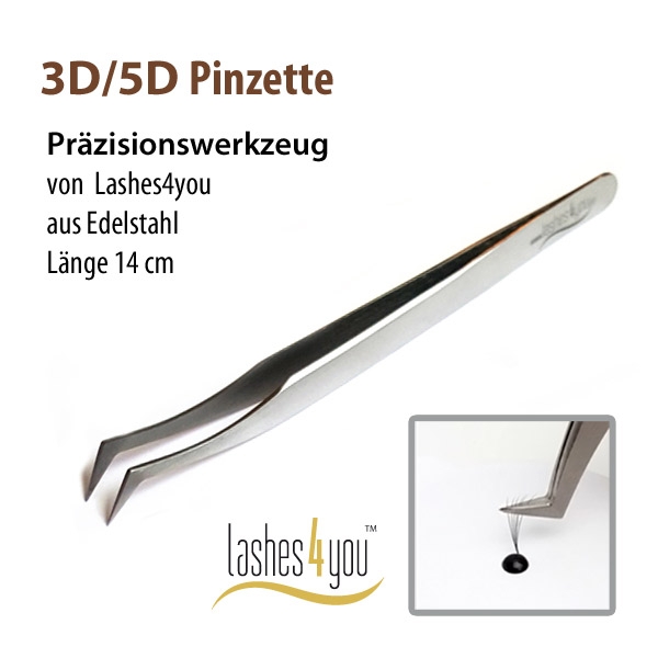 3D/5D Pinzette aus Edelstahl
