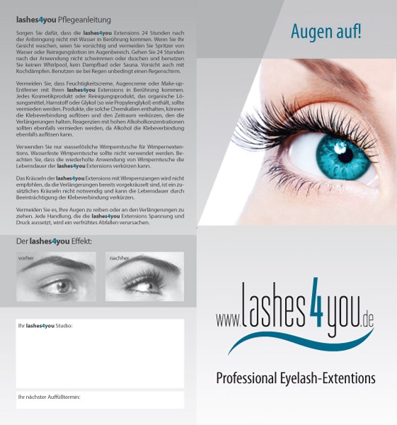 Kundeninfo-Flyer, 50 Stück